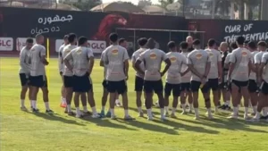 محاضرة بالفيديو من توروب للاعبي الأهلي تركز على الاستراتيجية لمواجهة الجيش الملكي